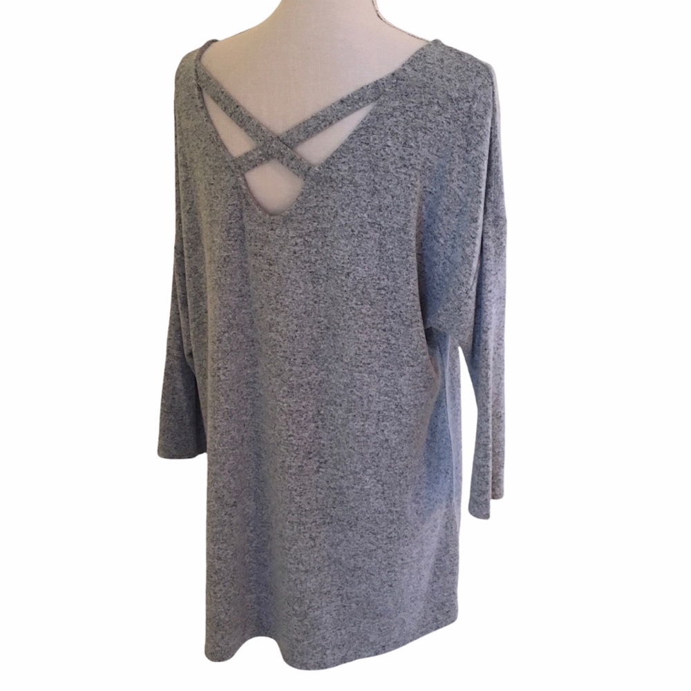 Simply Noelle Fleece Crossback Pullover S/M (8-10)